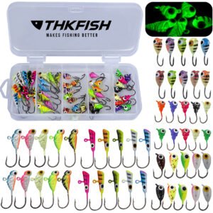 Ice Fishing Jigs Kit 50PCS