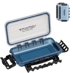 2PCS 3400 Waterproof Tackle Box with Dividers
