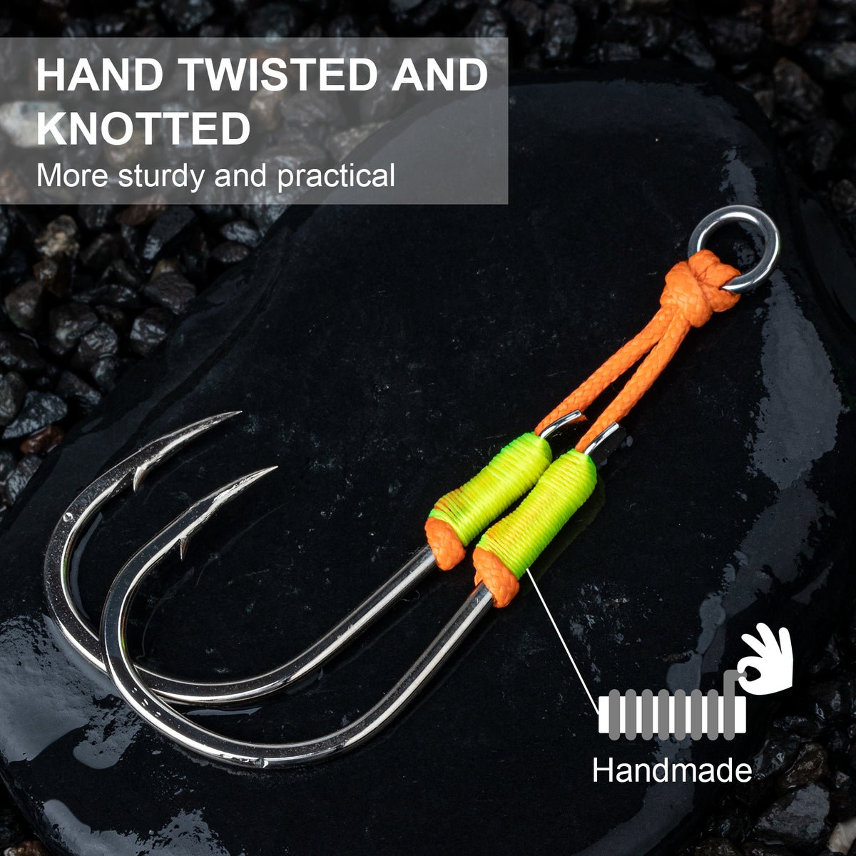 10pcs Fishing Assist Hooks For Saltwater Jigging - Image 3