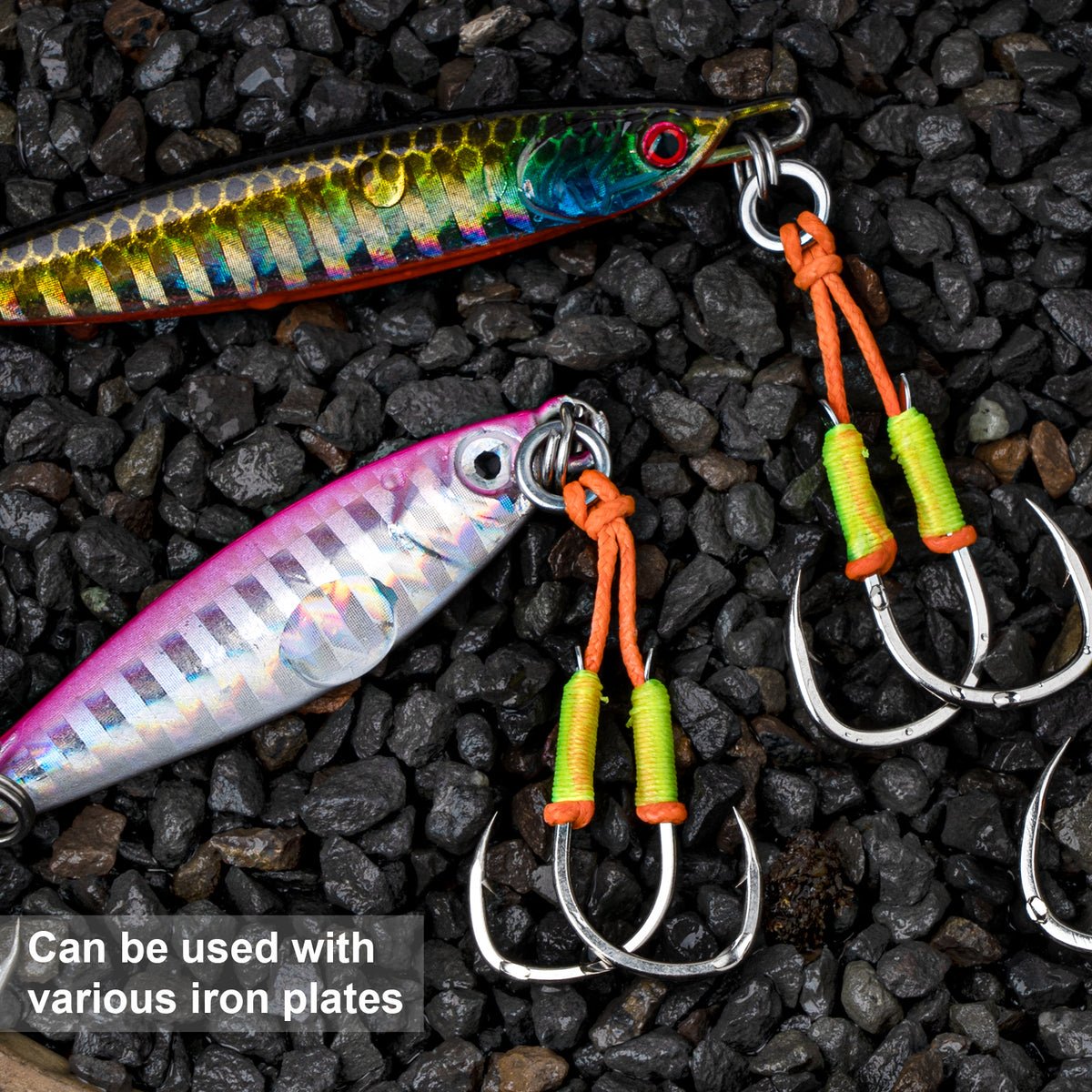 10pcs Fishing Assist Hooks For Saltwater Jigging - Image 2