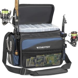 1000D PVC Waterproof Fishing Tackle Bags with Rod Holder