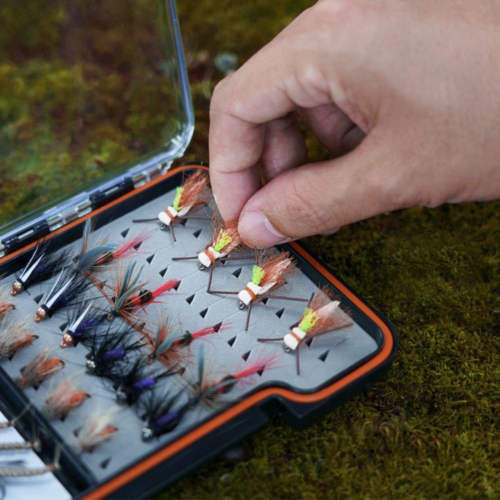 2 Pack Magnetic Streamer Fly Fishing Tackle Box - Image 3