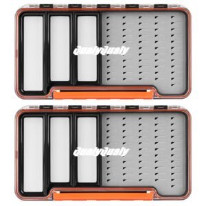 2 Pack Magnetic Streamer Fly Fishing Tackle Box
