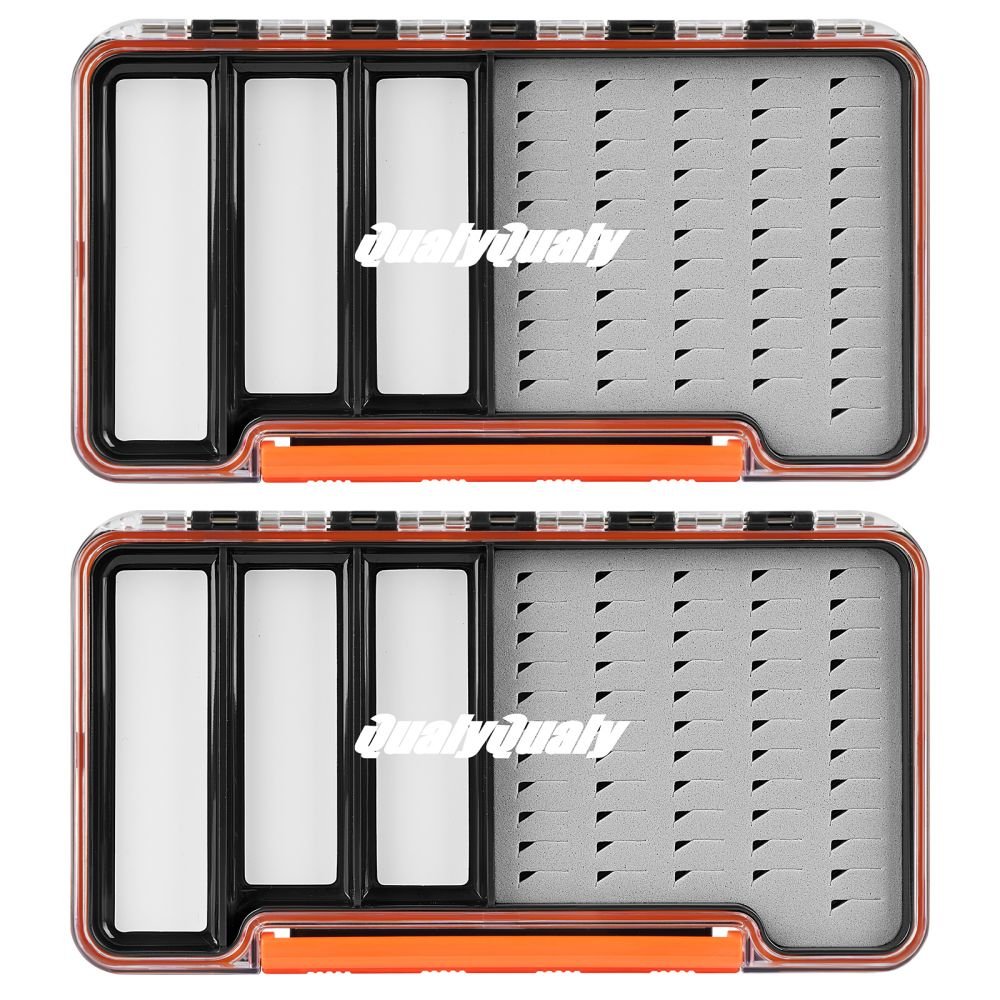 2 Pack Magnetic Streamer Fly Fishing Tackle Box