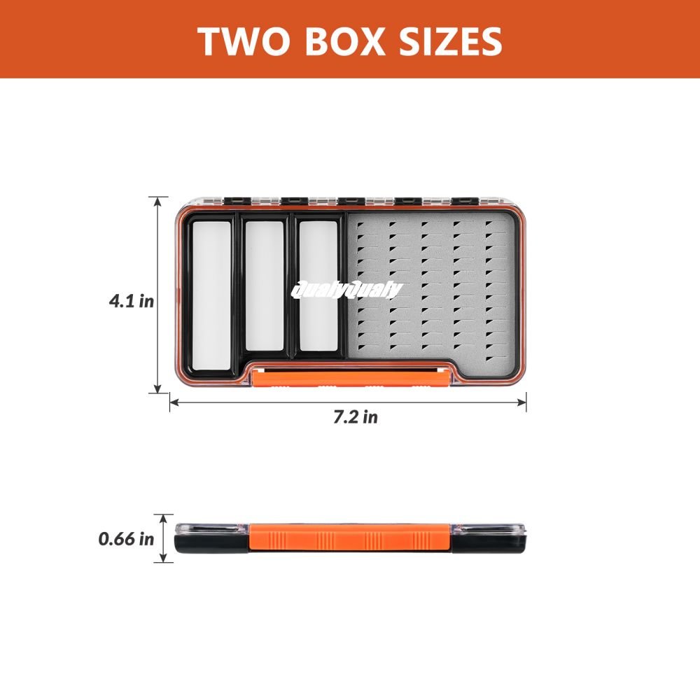 2 Pack Magnetic Streamer Fly Fishing Tackle Box - Image 5