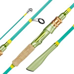 2Pcs Pack Carbon Fiber Spinning & Casting Fishing Pole Rods