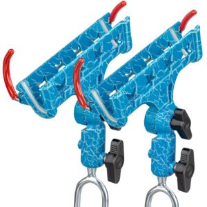 2pcs Self-Locking Fishing Rod Holder for Ground Bank Fishing
