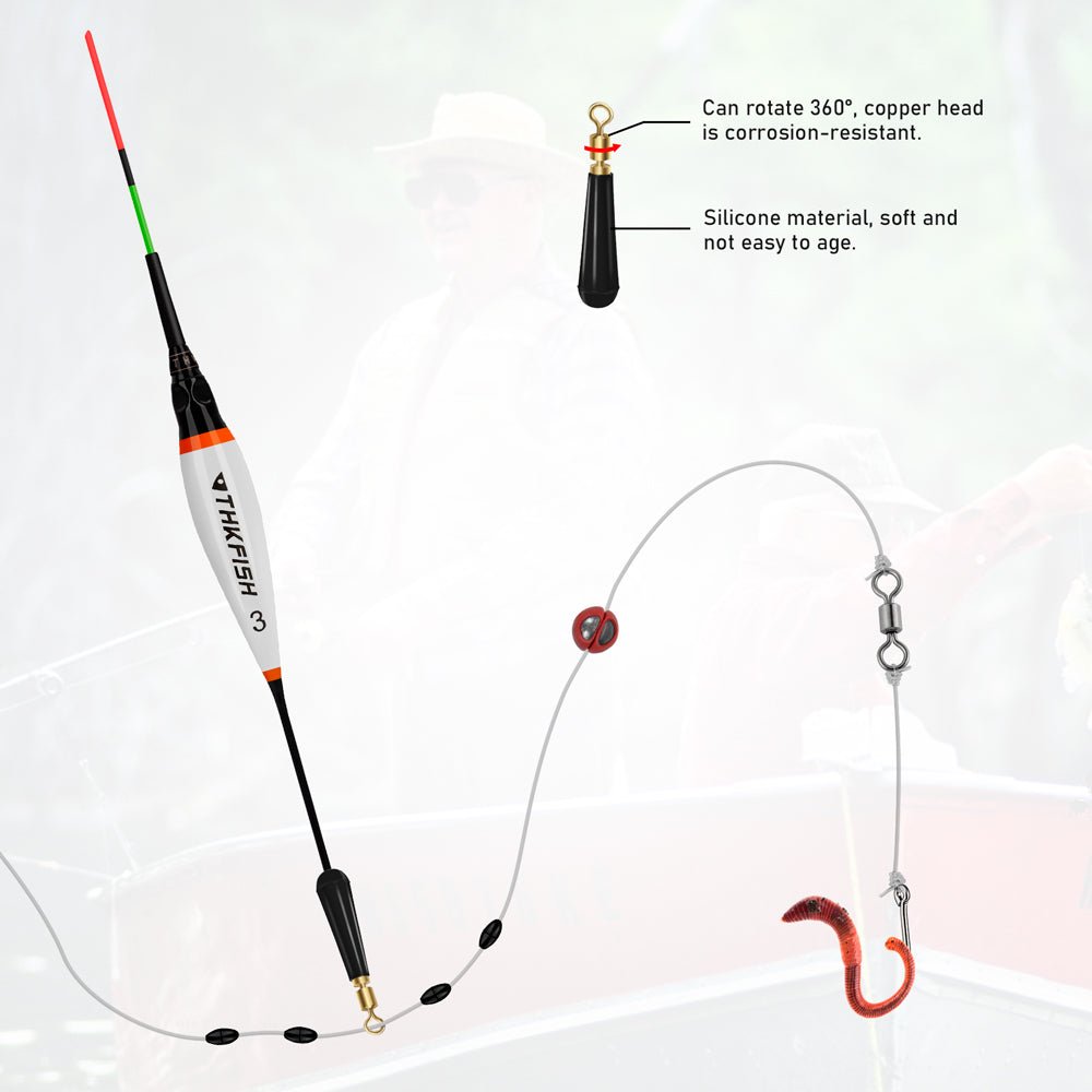 3PCS LED Lighted Fishing Bobbers for Night Fishing - Image 5