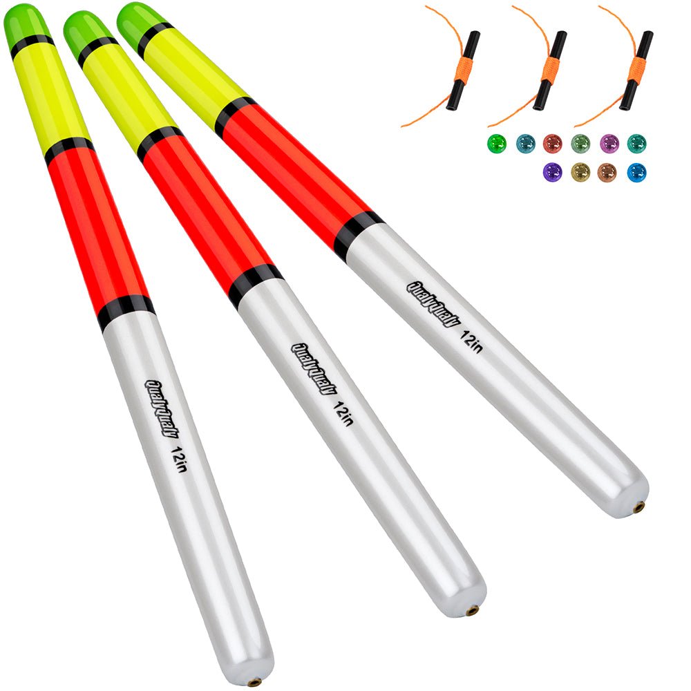 3PCS High Visibility Weighted Catfish Pole Fishing Floats - Image 3