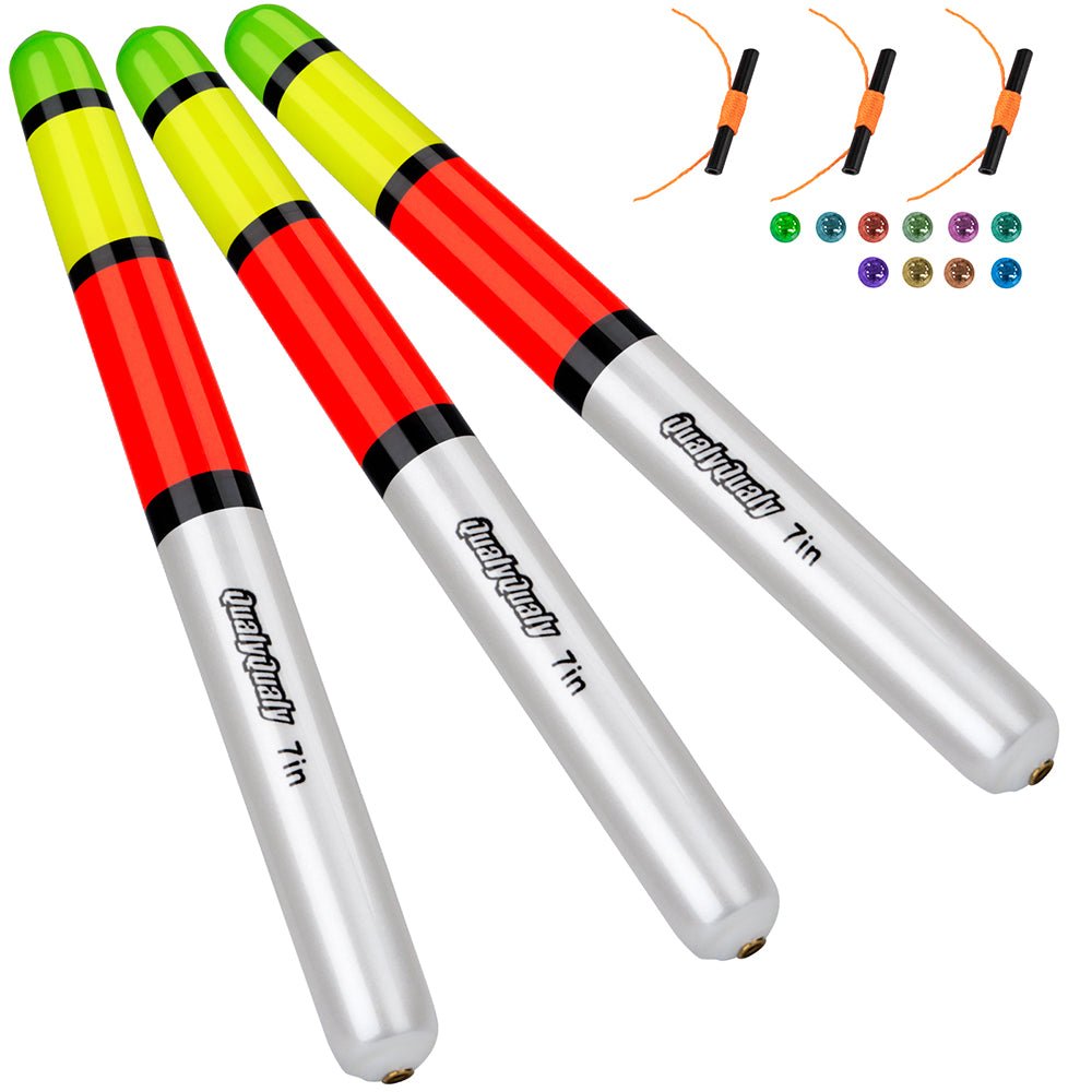 3PCS High Visibility Weighted Catfish Pole Fishing Floats