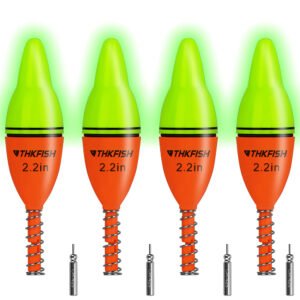 4PCS LED Lighted Fishing Bobbers Fishing Floats