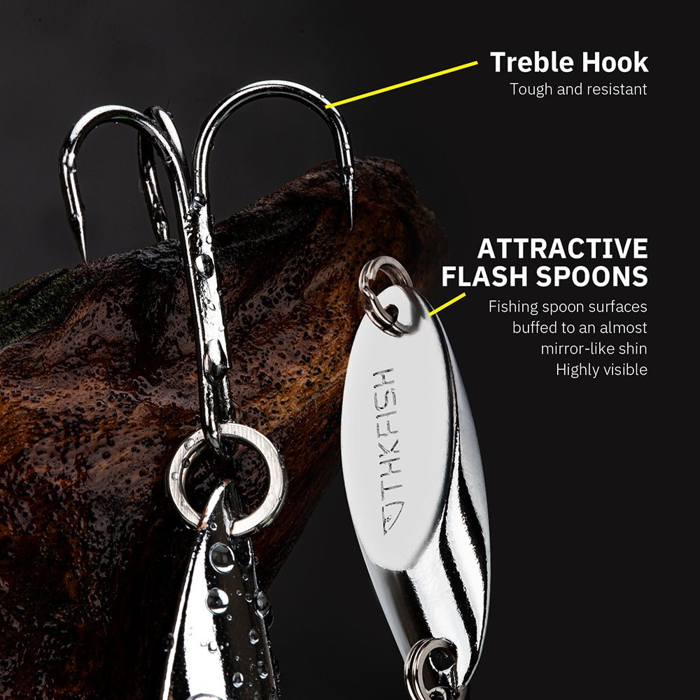 5pcs Fishing Spoons Lures For Bass - Image 3