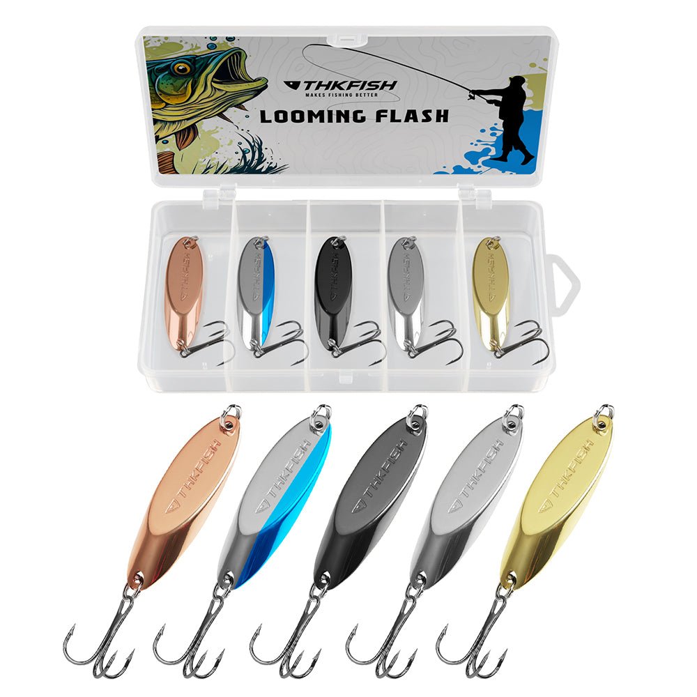 5pcs Fishing Spoons Lures For Bass - Image 2