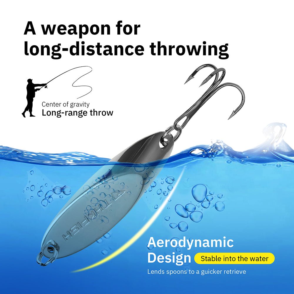 5pcs Fishing Spoons Lures For Bass - Image 4