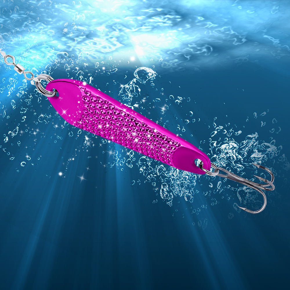 5pcs Jigs Fishing Lures Spoons Lure with Treble Hook - Image 5