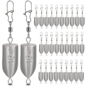6 Sizes Drop Shot Lead Fishing Weights