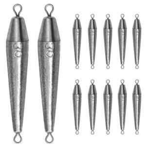 6 Sizes Trolling Sinkers Fishing Weights