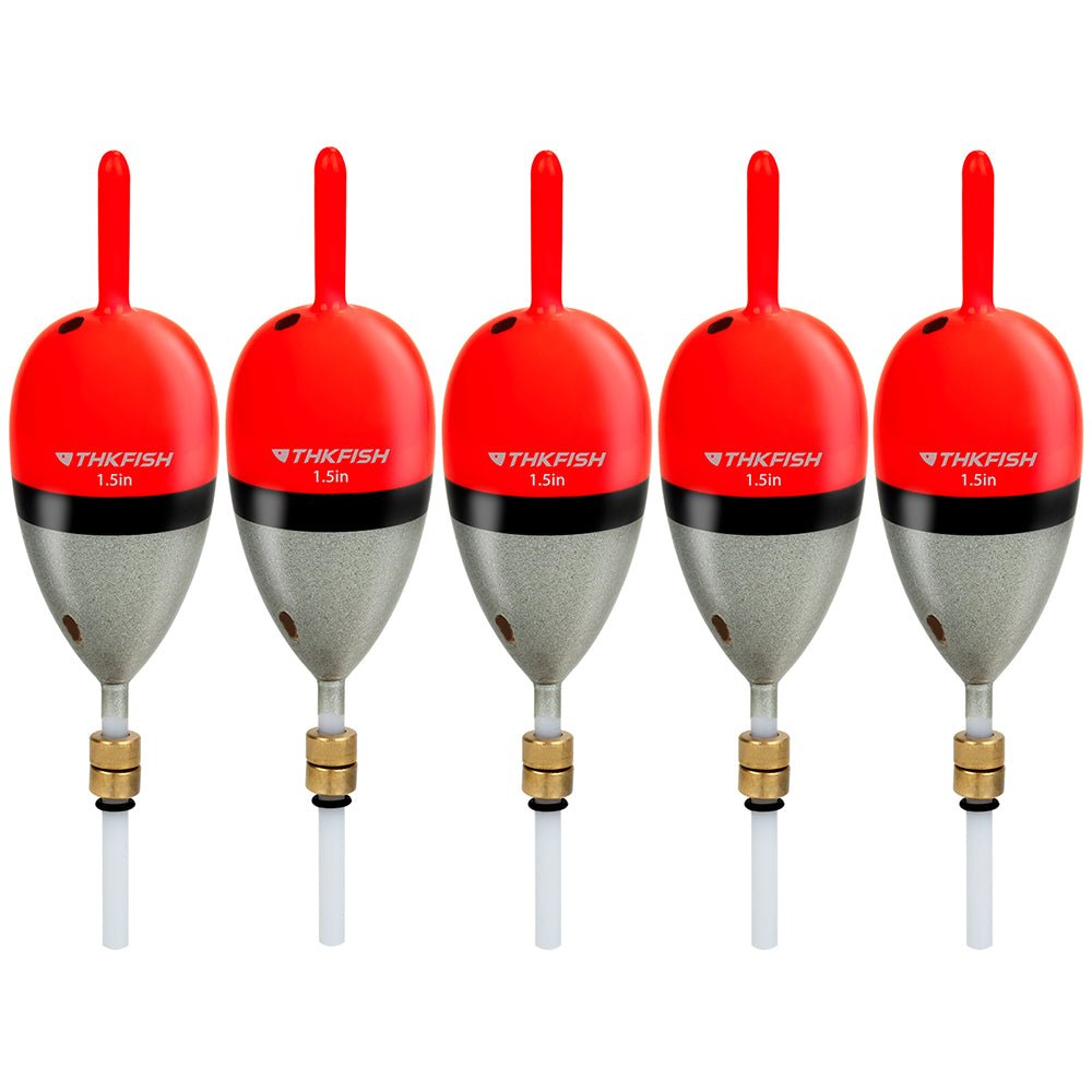 5PCS Fishing Floats Slip Bobber for Crappie Trout Zander