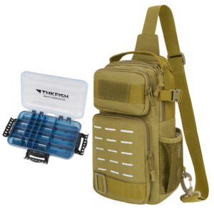 Waterproof Fishing Backpack with 3600 Tackle Box