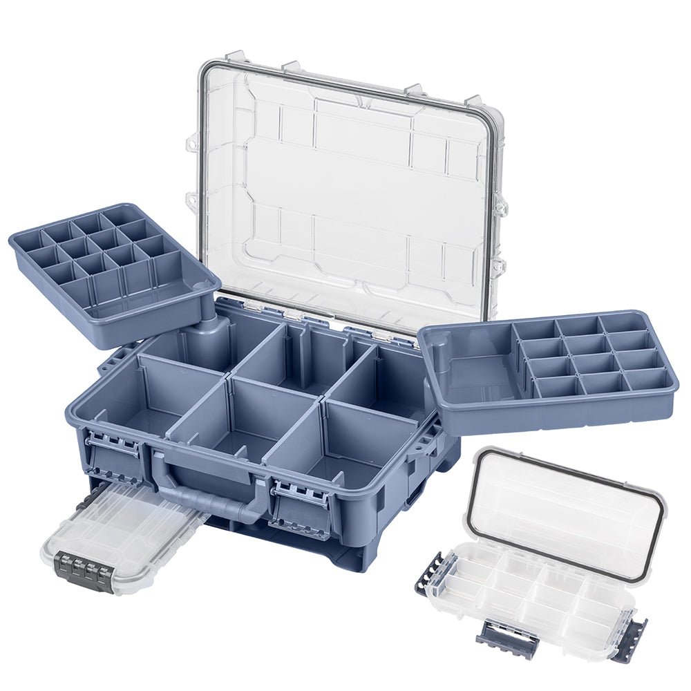 Waterproof Large Tackle Box with 3500 Fishing Gear Box