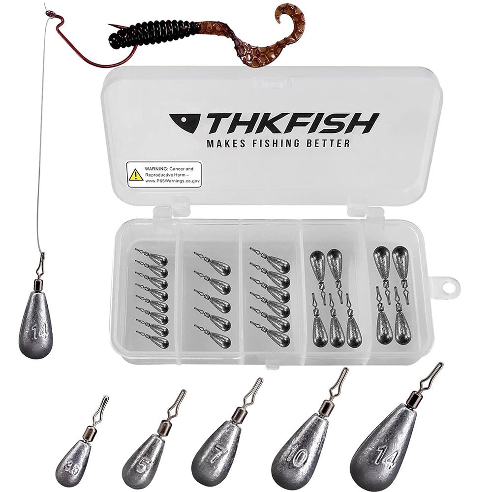 Fishing Sinker Weights Kit for Drop Shot Rig - Image 5