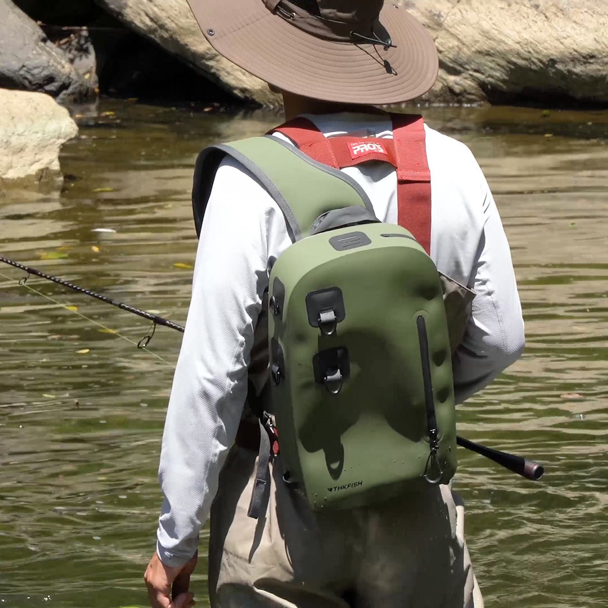 IPX8 Waterproof Fishing Tackle Backpack - Image 2